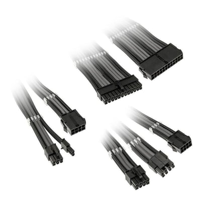 Kolink Core, Black/Grey Custom Cables