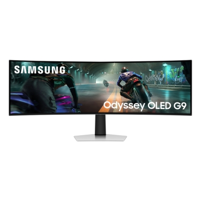 Монитор Samsung LS49DG910SUXEN Odyssey G91SD, 49 inch DQHD Curved 1800R 32:9 (5120x1440) QD-OLED 144Hz, 250 cd/m2, 1m:1, DisplayHDR True Black 400, 0.03ms(GTG), 178/178, FS PP, 1xDP 1xHDMI,