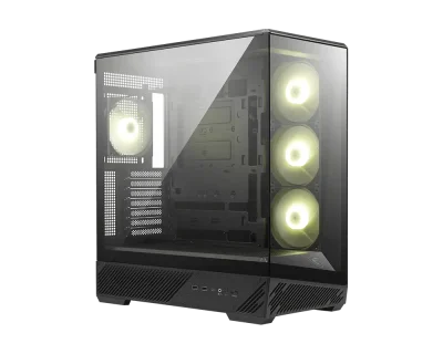 Кутия MSI MAG PANO 130R PZ, ATX, 4x 120mm ARGB Fans included, Mesh Panel, Tempered Glass