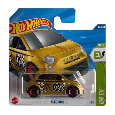 Количка Fiat 500e 1:64 (Hot Wheels)