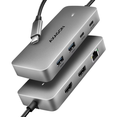 HMC-CUB83X2 USB-C 10Gbps DUAL 4K DISPLAY 7in1 hub