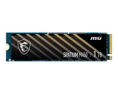 SSD диск 1TB MSI SPATIUM M450 Gen4 NVMe M.2 V1, BULK | S78-440L0L0-P83