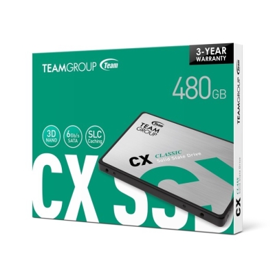 SSD диск 480GB, Team Group CX1 (T253X5480G0C101), 2.5"