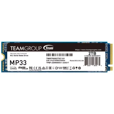 SSD диск 2TB TeamGroup MP33, NVMe, M.2 (2280) Gen3