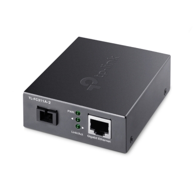 Omada 10/100/1000 Mbps RJ45 to 1000 Mbps Single-mode SC WDM Bi-Directional Fiber Converter PORT: 1× Gigabit SC Port, 1× Gigabit RJ45 Port (Auto MDI/MDIX) SPEC: Full-duplex, Tx:1550 nm, Rx:1310 nm, Up to 2 km, Chassis FC1420 rack-mountable