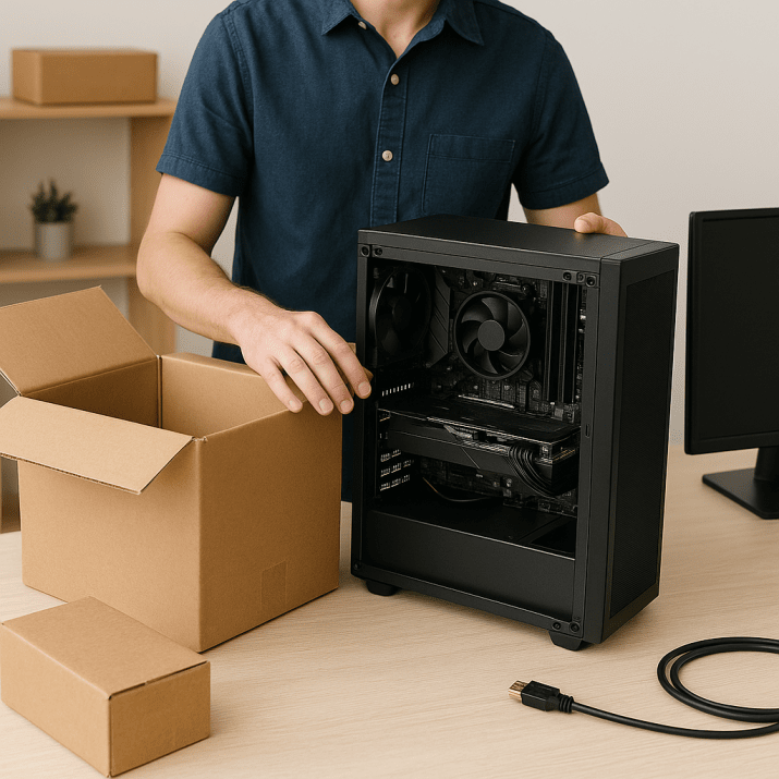 5 съвета при получаване на нов настолен компютър по куриер