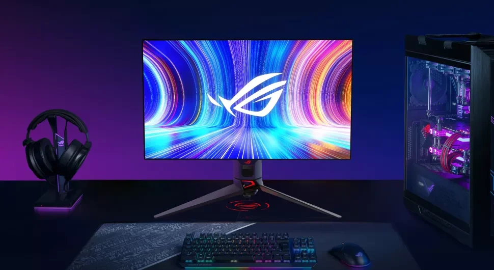 Asus анонсира 540 Hz, 49-инчови 5K и 27-инчови OLED ROG монитори за игри