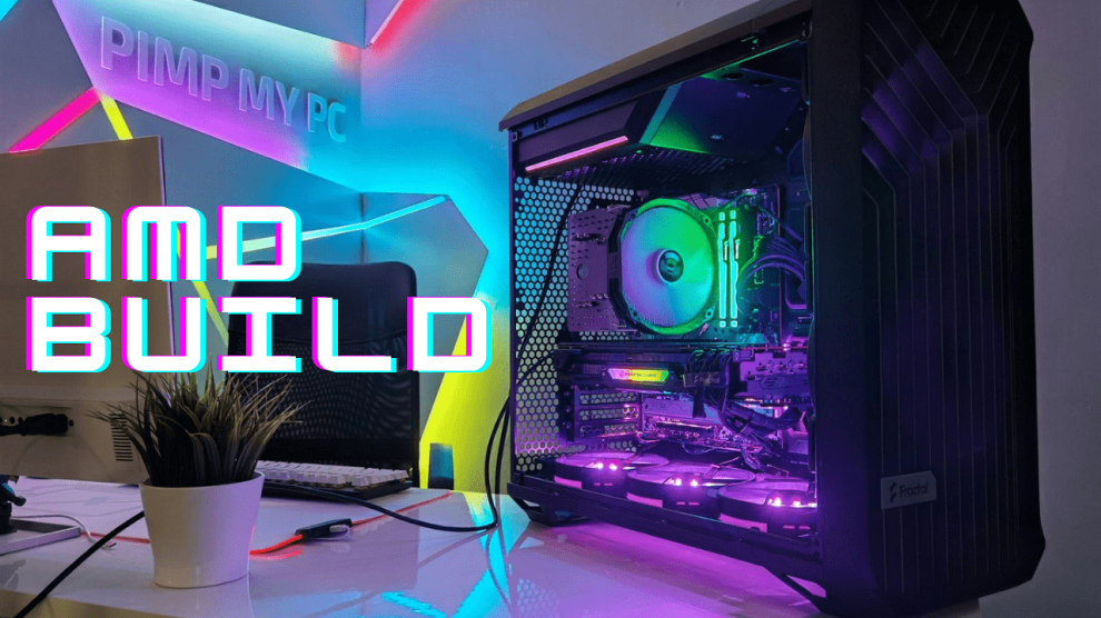 X670E Steel Legend, AMD 7700X и RX6950XT във Fractal Torrent кутия