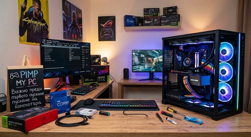 Често задавани въпроси преди първото пускане на компютъра