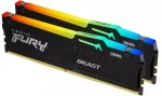 Памет Kingston FURY Beast Black RGB 64GB (2x32GB) DDR5 6000MHz CL36