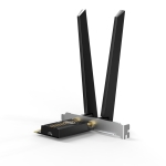 3-лентов Bluetooth 5.4 Wi-Fi 7 PCIe адаптер TP-Link Archer TBE552E BE9300