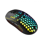Canyon 7keys Gaming 2.4G wireless mouse, KA8 sensor, DPI up to 1600, rubber coating on panel, Huano 1million switch, 45cm PVC cable, ABS material. 400mAh battery, size: 125.8*63.7*41mm, weight: 95g, Black
