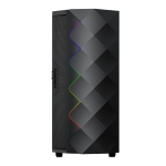 Gamemax кутия Case EATX - Diamond COC Black - Addressable RGB