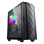 Gamemax кутия Case EATX - Diamond COC Black - Addressable RGB