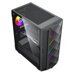 Gamemax кутия Case EATX - Diamond COC Black - Addressable RGB