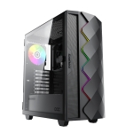 Gamemax кутия Case EATX - Diamond COC Black - Addressable RGB