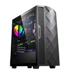 Gamemax кутия Case EATX - Diamond COC Black - Addressable RGB
