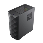 Gamemax кутия Case EATX - Diamond COC Black - Addressable RGB