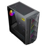 Gamemax кутия Case EATX - Diamond COC Black - Addressable RGB