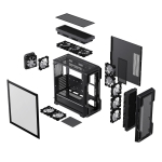 Gamemax кутия Case EATX - SIEGE Black - Addressable RGB