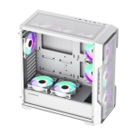Gamemax кутия Case EATX - SIEGE White - Addressable RGB