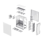 Gamemax кутия Case EATX - SIEGE White - Addressable RGB