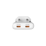 Зарядно устройство Verbatim Fold 'n' Go GaN Charger 65W EU plug White