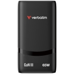 Зарядно устройство Verbatim Fold 'n' Go GaN Charger 65W EU plug Black