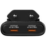 Зарядно устройство Verbatim Fold 'n' Go GaN Charger 65W EU plug Black