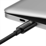 Кабел Baseus Tungsten Gold 240W USB-C към USB-C 2м CAWJ040101 - черен