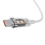 Кабел Baseus Explorer USB към USB-C 100W 2м CATS010502 - бял