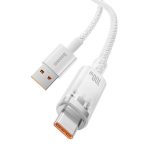 Кабел Baseus Explorer USB към USB-C 100W 1м CATS010402 - бял