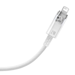 Кабел Baseus Explorer USB-A към Lightning  2м 2.4A CATS010102 - бял
