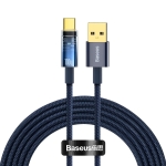 Кабел Baseus CATS000303 USB към USB Type C 100W 2м - син