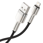 Кабел Baseus Cafule Metal Series USB-A към Lightning, 2м CALJK-B01