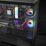 Zalman кутия Case ATX - Chronix BLACK V2 - 3 x 120 mm A-RGB, USB-C, Tempered Glass