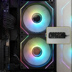 Zalman кутия Case ATX - Chronix BLACK V2 - 3 x 120 mm A-RGB, USB-C, Tempered Glass