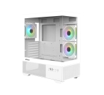Zalman кутия Case ATX - Chronix WHITE V2 - 3 x 120 mm A-RGB, USB-C, Tempered Glass