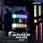 Zalman водно охлаждане Water Cooling ALPHA2 SE A36 Black - Addressable RGB - LGA1851/AM5