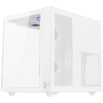 Aqua M Lite Arctic (WH, MATX, U3x1 & U2x1, 2PCS TG, 4PCS G22A Arctic Reverse & 1PC G22A Arctic,ARGB Remote Control Box)