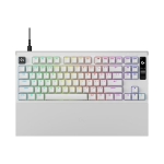 Геймърска механична клавиатура Logitech G Pro X2 RAPID TKL, Magnetic Analog Linear Switch - Бял
