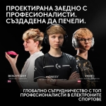Геймърска мишка Logitech G Pro X3 Superstrike - Magenta Eclipse