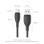 Vention Кабел USB 2.0 AM / USB-C M 0.25m - CTWWC