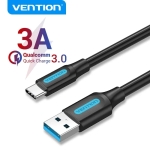 Vention Кабел USB 3.2 Gen2 A / USB-C M 0.25m, 10Gbps - CWCBC