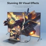 Vention Кабел Cable - Display Port v1.2 DP M / M Black 4K 1M - HAKBF