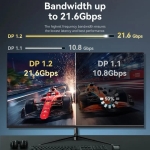 Vention Кабел Cable - Display Port v1.2 DP M / M Black 4K 2.0M - HAKBH
