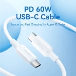 Vention Кабел USB 2.0 C M / USB-C M 1.0m White - TRCWF