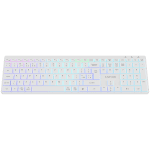 CANYON keyboard HKB-W11 UK/US RGB Dual Mode Wireless White