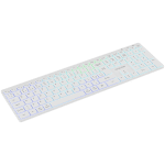 CANYON keyboard HKB-W11 UK/US RGB Dual Mode Wireless White
