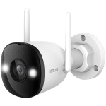 Imou Bullet 3, Smart full color night vision Wi-Fi IP camera, 3MP, 1/2.8" progressive CMOS, H.265/H.264, 2.8mm lens, FOV 104°, IR up to 30m, 8x digital zoom, 1x RJ45, micro SD up to 256GB, Built-in Mic & Speaker, 110dB Siren and spotlight